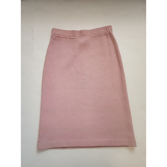St John Bay Dresses & Skirts - Vintage St John Santana Knit Skirt Pink Size 2 Straight Pencil Career USA